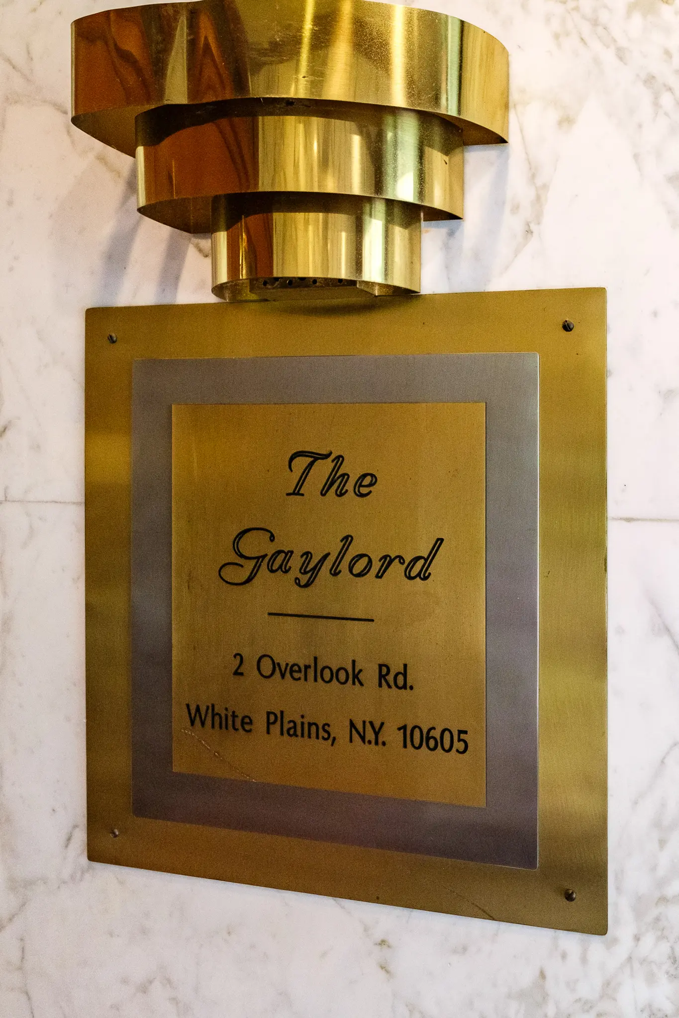 The Gaylord Sign Inside The Lobby